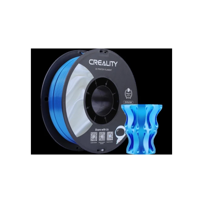 3D Filament Creality PLA 1.75mm Silk blauw 1kg