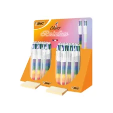 4-Kleuren balpen Bic regenboog medium assorti