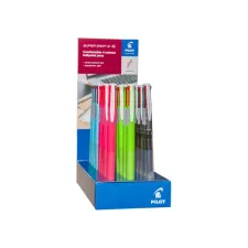 4-Kleuren balpen PILOT Super Grip G medium assorti display à 24 stuks