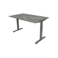 Bureau Instelbaar 120 x 80 cm Oxyd Blad Aluminium Poten