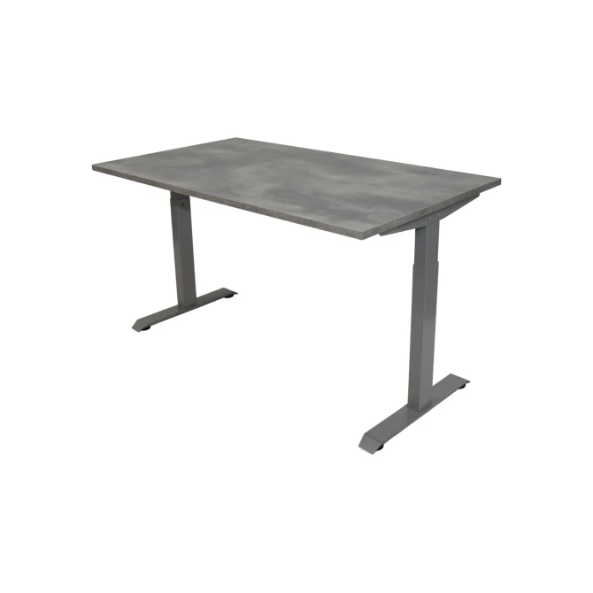 Bureau Instelbaar 120 x 80 cm Oxyd Blad Aluminium Poten