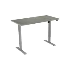 Bureau elektrisch. 120X80cm. Oxyd Blad. Aluminium Poten