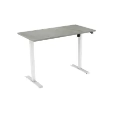 Bureau elektrisch. 120X80cm. Oxyd Blad. Witte Poten