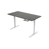 Bureau slinger. 120X80cm. Logan Eiken Blad. Witte Poten