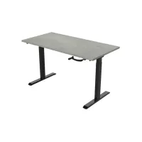Bureau slinger. 120X80cm. Oxyd Blad. Zwarte Poten