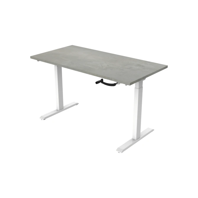 Bureau slinger. 140X80cm. Oxyd Blad. Witte Poten