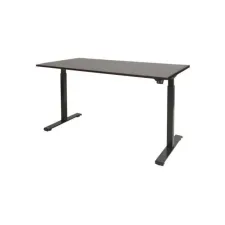 Schaffenburg Dextro Basic Verstelbaar Bureau. 120 x 80 cm. Logan. Zwart
