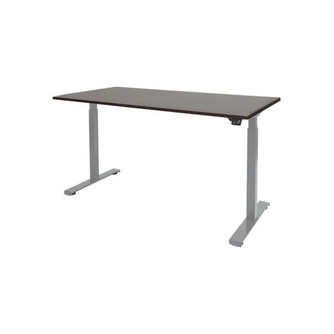 Schaffenburg Dextro Basic Verstelbaar Bureau. 140 x 80 cm. Logan. Aluminium