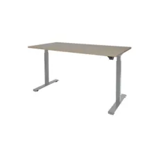 Schaffenburg Dextro Basic Verstelbaar Bureau. 160 x 80 cm. Robson. Aluminium