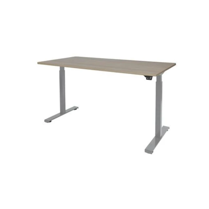 Schaffenburg Dextro Basic Verstelbaar Bureau. 160 x 80 cm. Robson. Aluminium