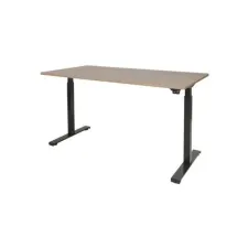 Schaffenburg Dextro Basic Verstelbaar Bureau. 180 x 80 cm. Licht Kersen. Zwart