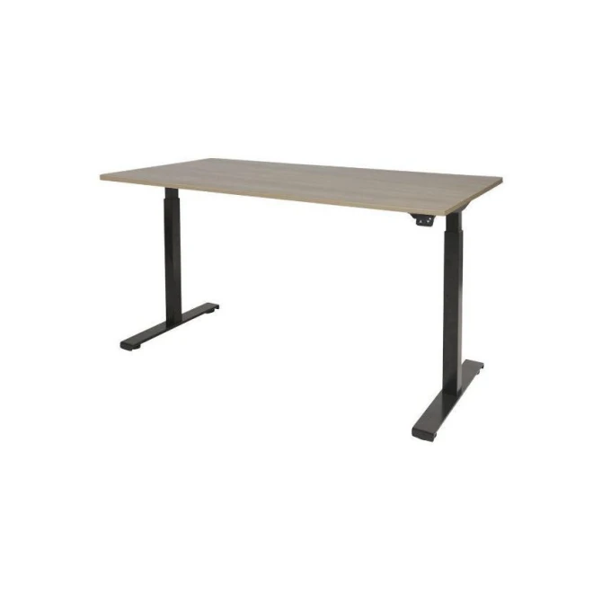 Schaffenburg Dextro Basic Verstelbaar Bureau. 180 x 80 cm. Robson. Zwart