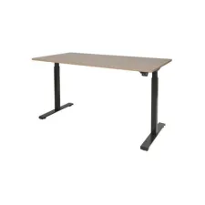 Schaffenburg Dextro Basic Verstelbaar Bureau. 180 x 90 cm. Licht Kersen. Zwart