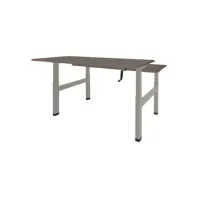 Schaffenburg Dextro Duo Zit-Sta Bureau. 120 x 80 cm. Logan. Aluminium