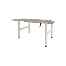 Schaffenburg Dextro Duo Zit-Sta Bureau. 140 x 80 cm. Robson. Wit