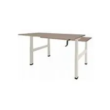 Schaffenburg Dextro Duo Zit-Sta Bureau. 160 x 80 cm. Havana. Wit