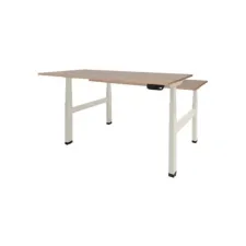 Schaffenburg Dextro Duo Zit-Sta Bureau. 180 x 80 cm. Havana. Wit