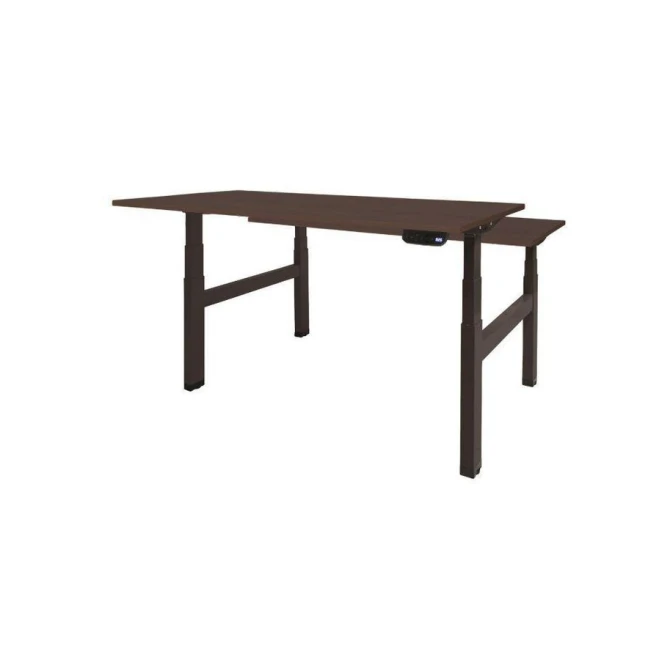 Schaffenburg Dextro Plus Duo Verstelbaar Bureau. 140 x 80 cm. Logan. Zwart