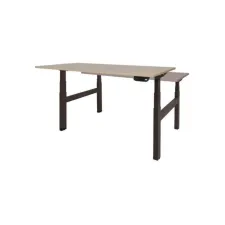 Schaffenburg Dextro Plus Duo Verstelbaar Bureau. 140 x 80 cm. Robson. Zwart