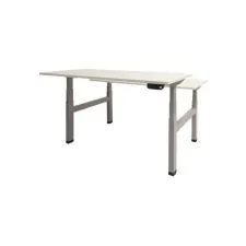Schaffenburg Dextro Plus Duo Verstelbaar Bureau. 160 x 80 cm. Wit. Aluminium