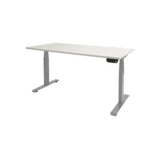 Schaffenburg Dextro Plus Verstelbaar Bureau. 180 x 80 cm. Wit. Aluminium