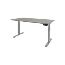 Schaffenburg Dextro Plus Verstelbaar Bureau. 180 x 90 cm. Lichtgrijs. Aluminium