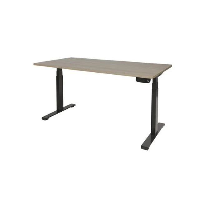 Schaffenburg Dextro Plus Verstelbaar Bureau. 180 x 90 cm. Robson. Zwart