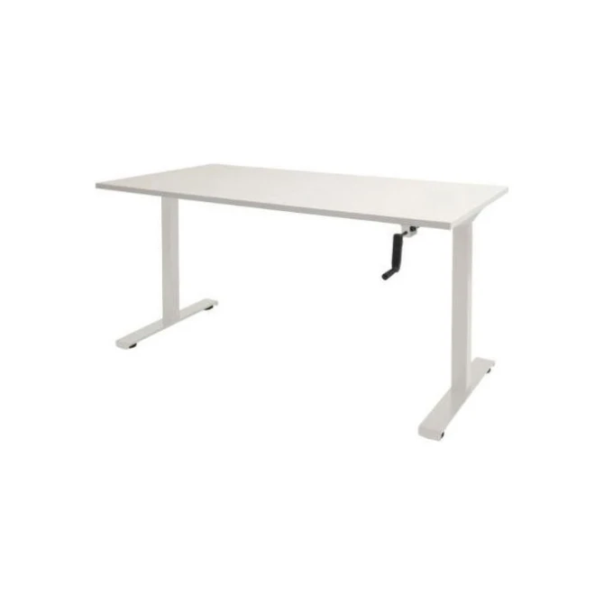 Schaffenburg Slinger Zit-Sta Bureau. 120 x 80 cm. Wit
