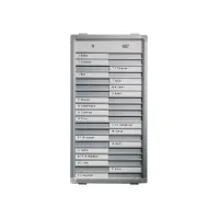Aan-afwezigheidsbord Legamaster 310x260mm 10 namen