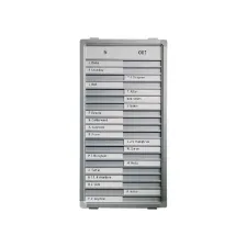 Aan-afwezigheidsbord Legamaster 540x260mm 20 namen