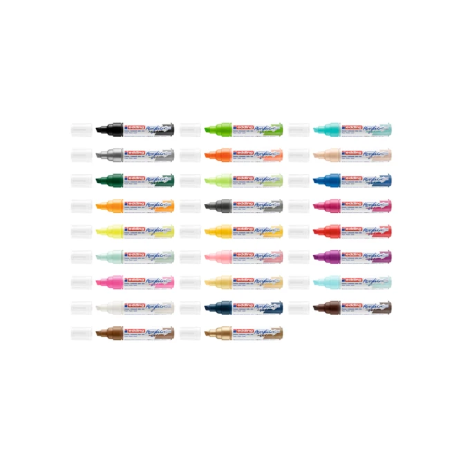 Acrylmarker edding e-5000 breed  zilver