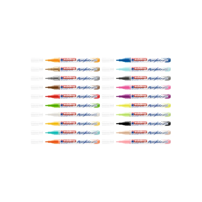Acrylmarker edding e-5300 fijn elegant neon roze