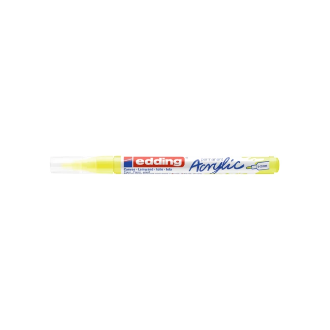 Acrylmarker edding e-5300 fijn neon geel