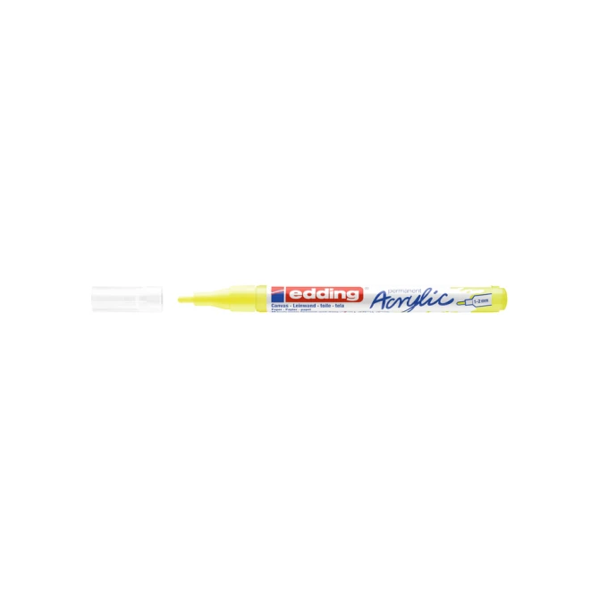Acrylmarker edding e-5300 fijn neon geel