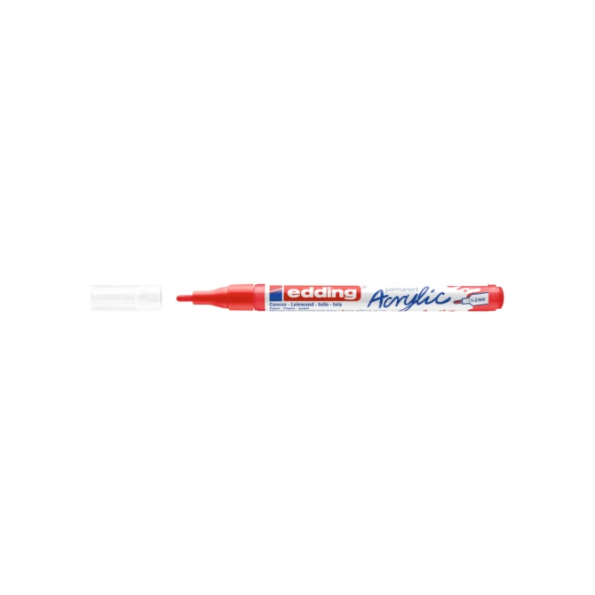 Acrylmarker edding e-5300 fijn verkeersrood