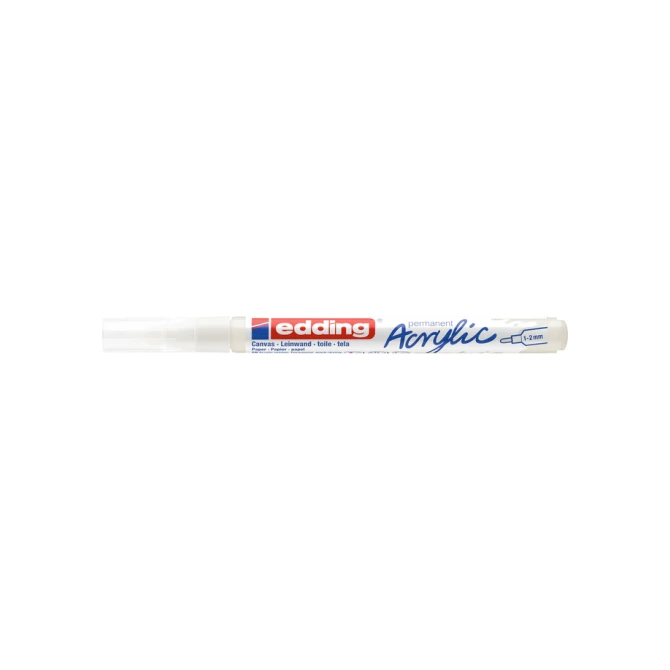 Acrylmarker edding e-5300 fijn verkeerswit
