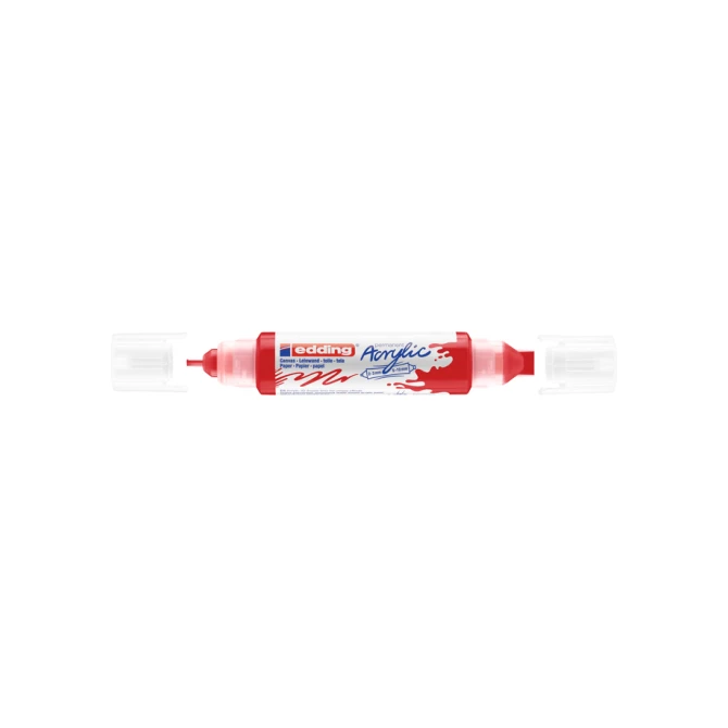 Acrylmarker edding e-5400 3D double liner verkeersrood