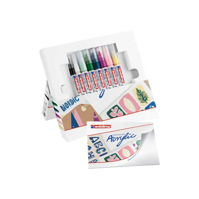 Acrylmarker edding starterskit klein Scandinavisch