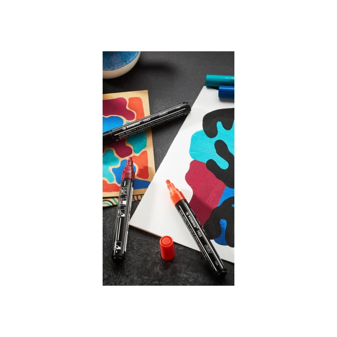 Acrylmarker STABILO  Free Acrylic T300 Urban assorti 5 stuks