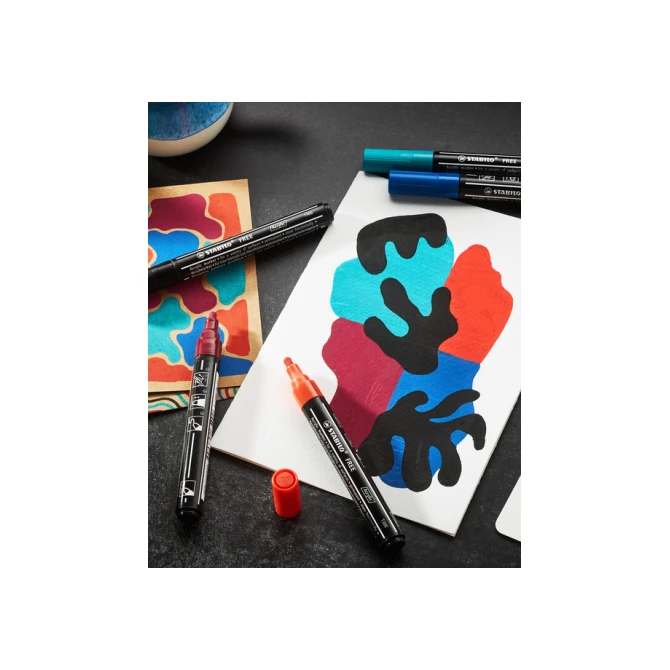 Acrylmarker STABILO  Free Acrylic T300 Urban assorti 5 stuks