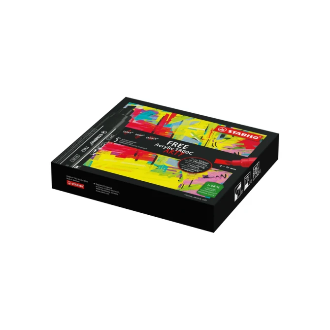 Acrylmarker STABILO  Free Acrylic T800C wit