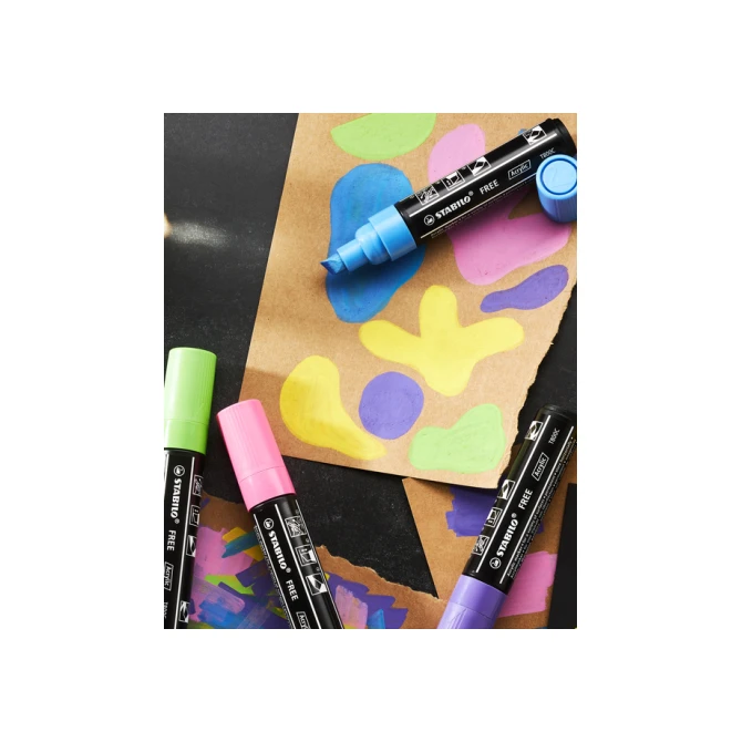 Acrylmarker STABILO  Free Acrylic T800C zwart