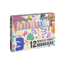 Acrylmarkers Nassau set à 12 kleuren Acrylmarkers Nassau set à 12 kleuren