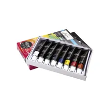 Acrylverf Nassau Art set met 8 kleuren Acrylverf Nassau Art set met 8 kleuren