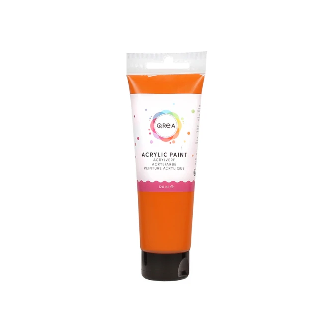 Acrylverf Qrea 120 ml oranje