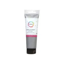 Acrylverf Qrea 120 ml zilver Acrylverf Qrea 120 ml zilver