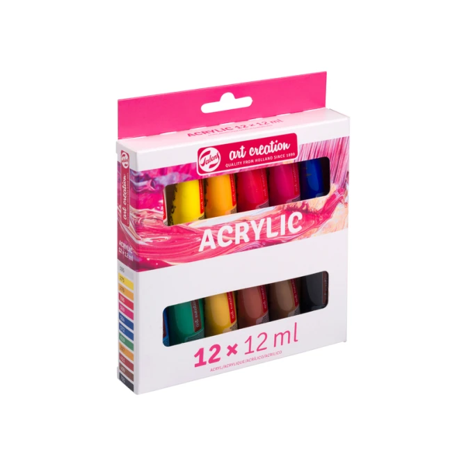 Acrylverf Talens Art Creation 12ml set à 12 kleuren