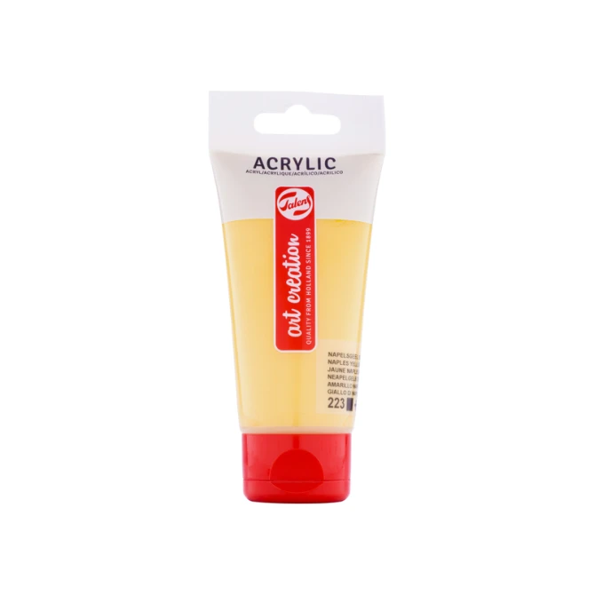 Acrylverf Talens Art Creation 223 napelsgeel donker tube à 75ml
