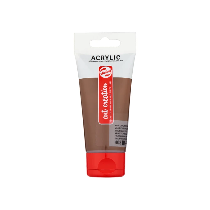 Acrylverf Talens Art Creation 403 van dijckbruin tube à 75ml