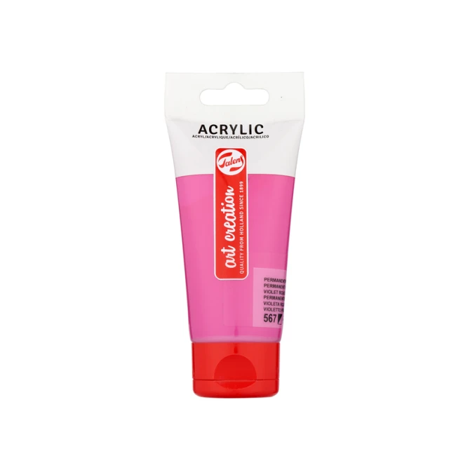 Acrylverf Talens Art Creation 567 permanentroodviolet tube à 75ml